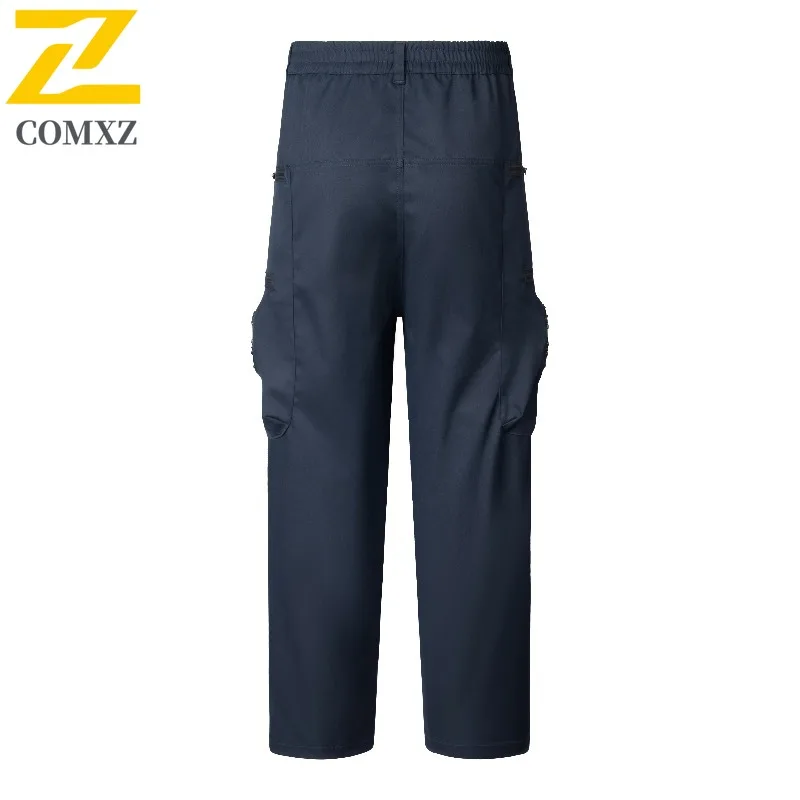 Summer Fan Pants Men Smart Air Conditioning Cooling Cargo Pants Hot Weather Heatstroke Prevention Refrigeration Worker Trousers