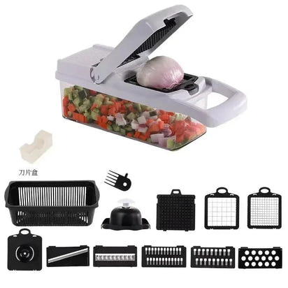 Multifunctional Vegetable Slicer Cutter Shredders Slicer With Basket