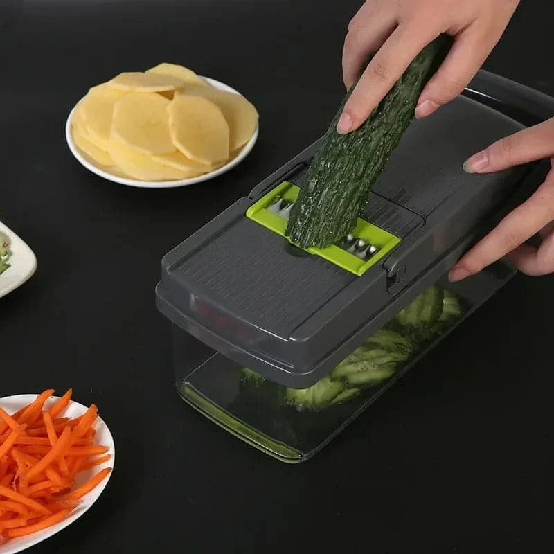 Multifunctional Vegetable Slicer Cutter Shredders Slicer With Basket