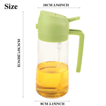 2 in 1 Olive Oil Dispenser and Oil Sprayer