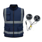 Cooling Vest with Fan Air Conditioned Clothing Sleeveless Cooling Jacket Outdoor Working Reflective Vest Custom Logo