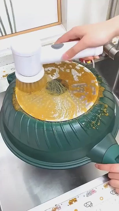 Electric Cleaning Dish Brush